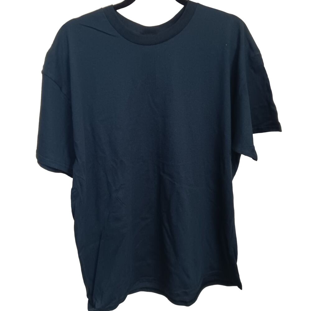 Gildan Men Adult Heavy Cotton Crew T-shirt 2pk Black